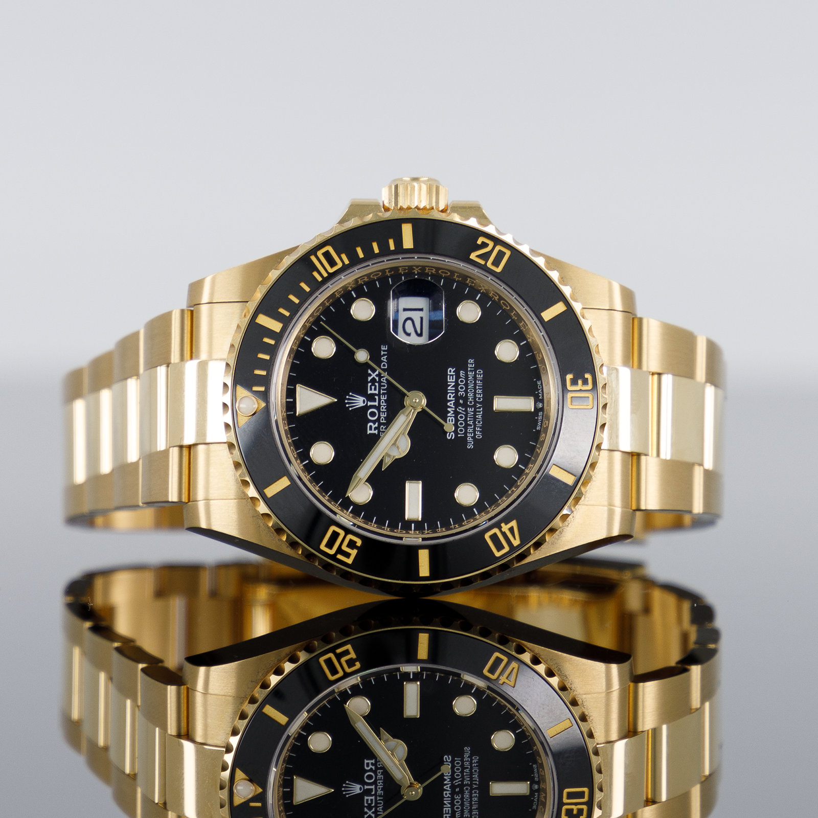 Rolex Submariner Date 41mm Yellow Gold Black Dial 126618LN