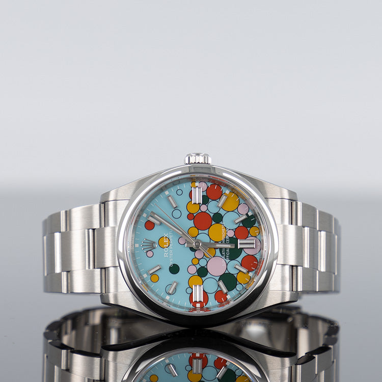 Rolex Oyster Perpetual 36mm Steel Celebration Dial 126000