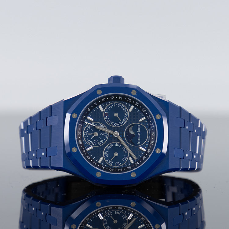 Audemars Piguet Royal Oak Perpetual Calendar 41mm Ceramic Blue Dial 26579CE.OO.1225CE.01