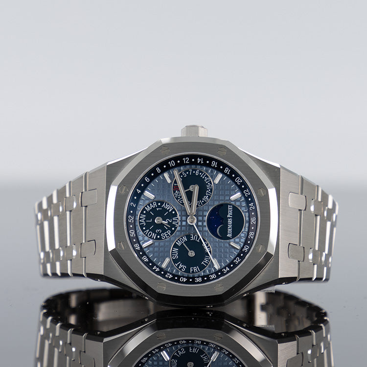 Audemars Piguet Royal Oak Perpetual Calendar 41mm Steel Blue Dial