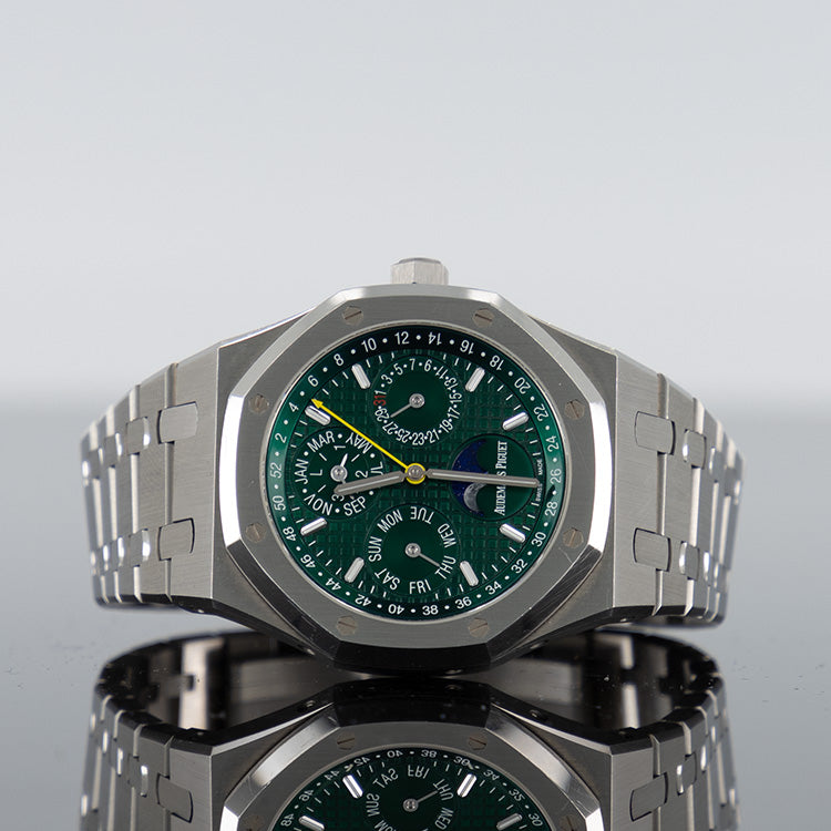 Audemars Piguet Royal Oak Perpetual Calendar 41mm Steel Limited 50 Pieces Green Dial 26606ST.OO.1220ST.01