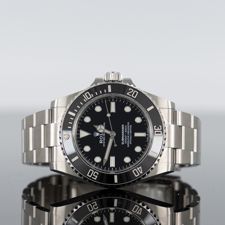 Rolex Submariner No Date 41mm Oystersteel Black Dial 124060