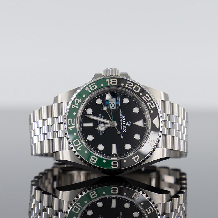 Rolex GMT-Master II 40mm Steel Jubilee "Sprite" Black Dial Jubilee 126720VTNR
