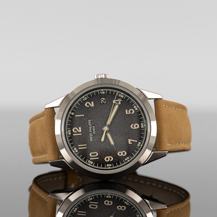 Patek Philippe 5226G-001 Calatrava 40mm White Gold Charcoal Gray Dial