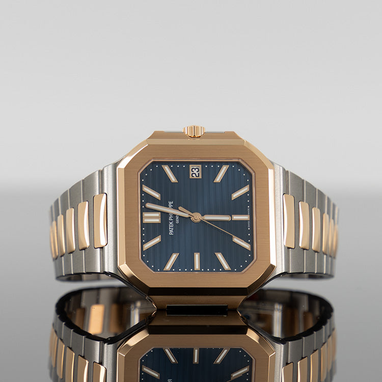 Patek Philippe 5821/1AR-001 Cubitus 45mm Steel and Gold Sunburst Blue Dial