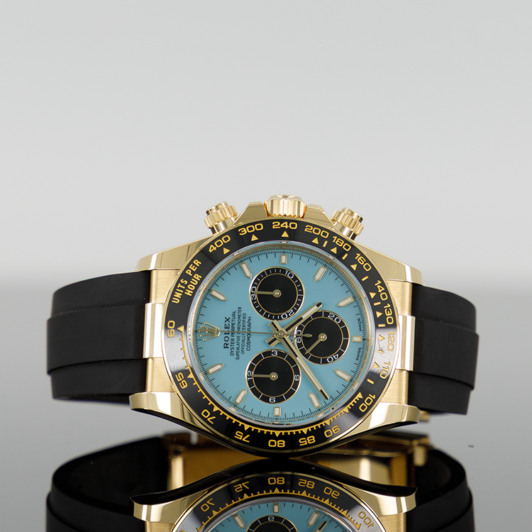 Rolex Daytona Oysterflex Yellow Gold 40mm Tiffany Dial 126518LN