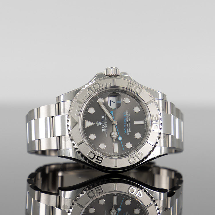 Rolex Yacht-Master 40 Platinum and Stainless Steel 40mm Dark Rhodium Dial 126622