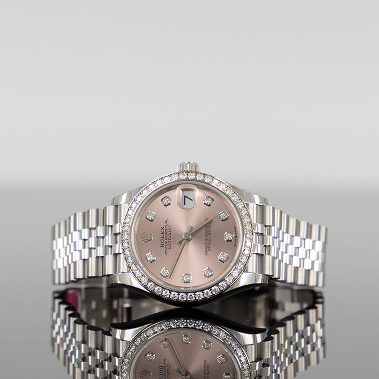 Rolex Datejust 31mm Steel Pink Diamond Dial 278384RBR