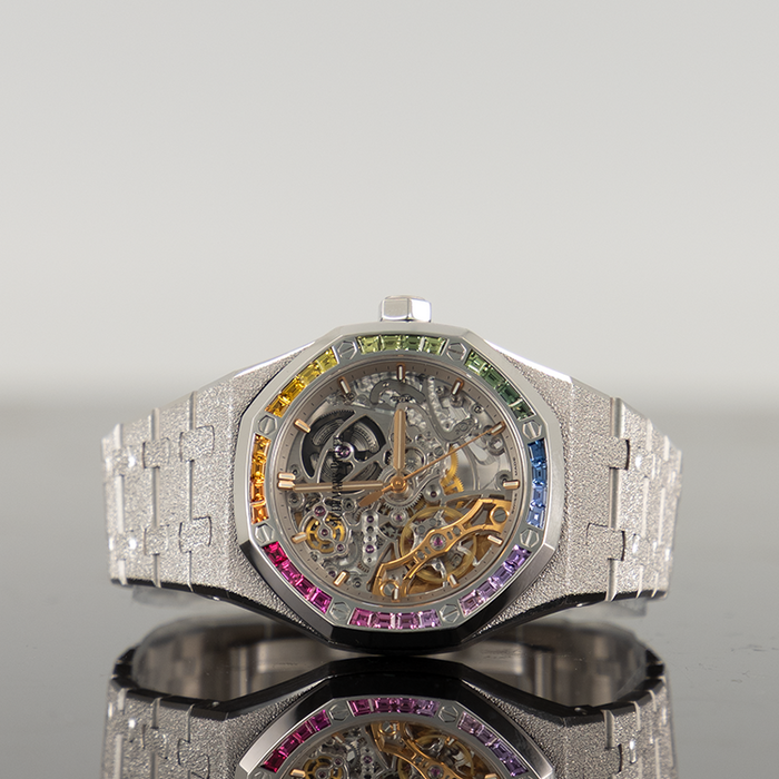 Audemars Piguet Royal Oak Frosted Rainbow Skeleton 37mm White Gold 15468BC.YG.1259BC.01-B