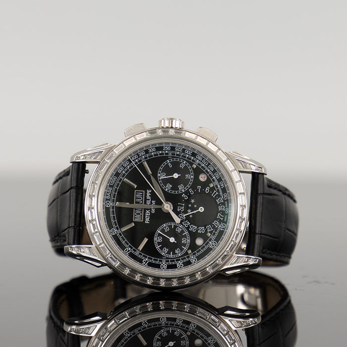 Patek Philippe Perpetual Calendar 5271P-010 Platinum 41mm Baguette Bezel