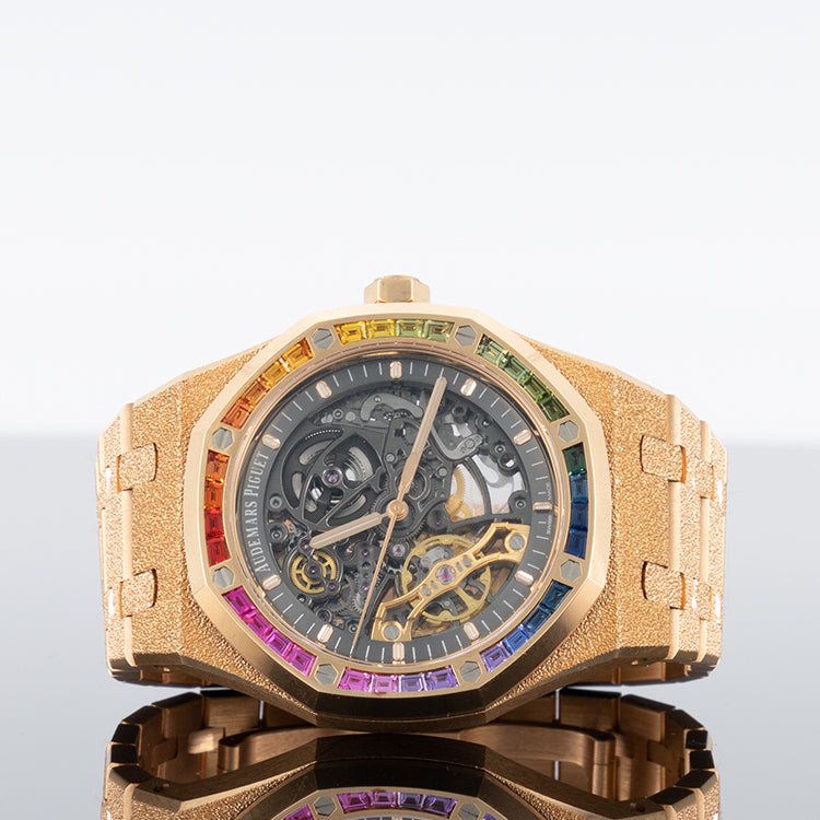 Ap royal oak frosted rose online gold