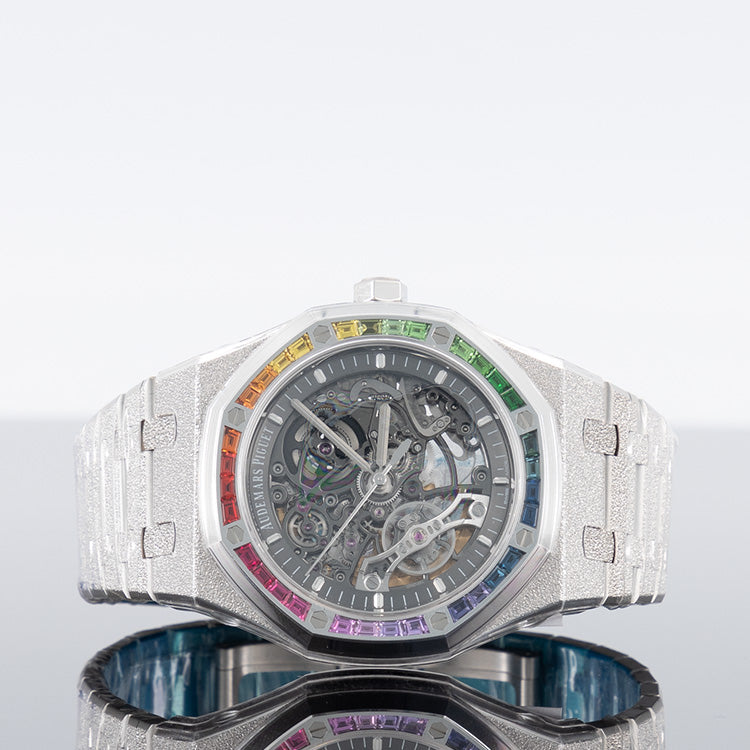 Audemars Piguet Royal Oak Frosted Rainbow Skeleton 41mm White Gold 15412BC.YG.1224BC.03