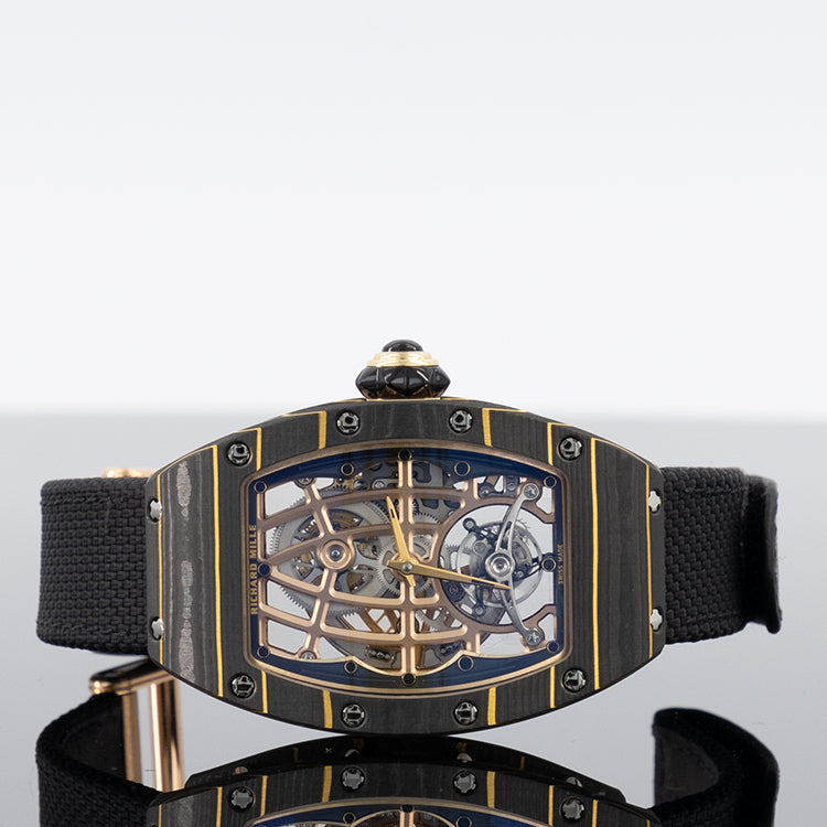 Richard Mille RM 74-02 Automatic Winding Tourbillon Gold Carbon TPT & Rose Gold
