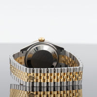 Rolex Datejust 31mm Steel and Yellow Gold Fluted Silver Roman IV Diamond Dial 278273 5