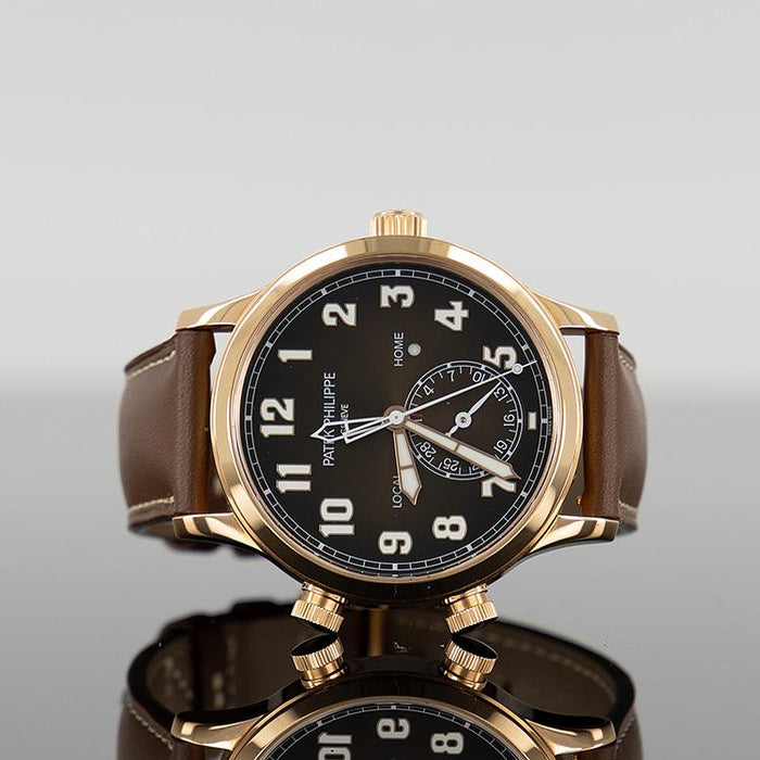 Patek Philippe Calatrava 42mm 5524R-001 Rose Gold Sundust Brown Dial