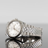 Rolex Datejust 36mm Steel Jubilee Silver VI and IX Diamond Dial 126234 2