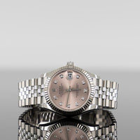 Rolex Datejust 31mm Steel Pink Diamond Dial Jubilee 278274 1