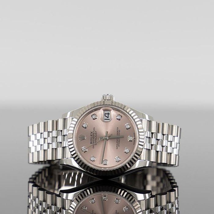 Rolex Datejust 31mm Steel Pink Diamond Dial Jubilee 278274