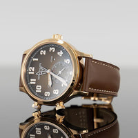 Patek Philippe Calatrava 42mm 5524R-001 Rose Gold Sundust Brown Dial 2
