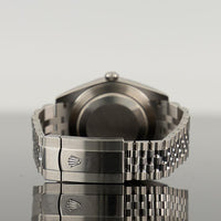 Rolex Datejust 41mm Steel Green Ombre Dial Fluted Bezel Jubilee 126334 4