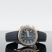 Patek Philippe 5968G-001 Aquanaut 42.2mm White Gold Blue Dial 1