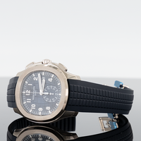 Patek Philippe 5968G-001 Aquanaut 42.2mm White Gold Blue Dial 2