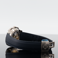 Patek Philippe 5968G-001 Aquanaut 42.2mm White Gold Blue Dial 4