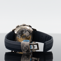 Patek Philippe 5968G-001 Aquanaut 42.2mm White Gold Blue Dial 5