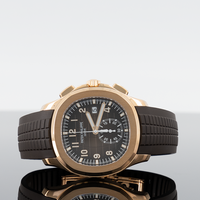 Patek Philippe 5968R-001 Aquanaut 42.2mm Rose Gold Brown Dial 1