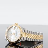 Rolex Datejust 31mm Steel and Yellow Gold Fluted Mother of Pearl Dial 278273 2