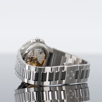 Patek Philippe 7118/1200A-001 Nautilus 35.2mm Steel Diamond Bezel Blue Dial 4