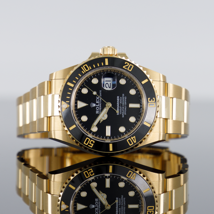 Rolex Submariner Date 41mm Yellow Gold Black Dial 126618LN
