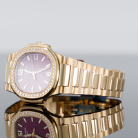 Patek Philippe 7010/1R-013 Nautilus 32mm Rose Gold Violet Dial 2