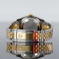 Rolex Datejust 36mm Steel and Yellow Gold Fluted Black Diamond Dial 126233 4
