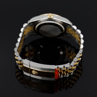 Rolex Datejust 36mm Steel and Yellow Gold Fluted Black Diamond Dial 126233 6