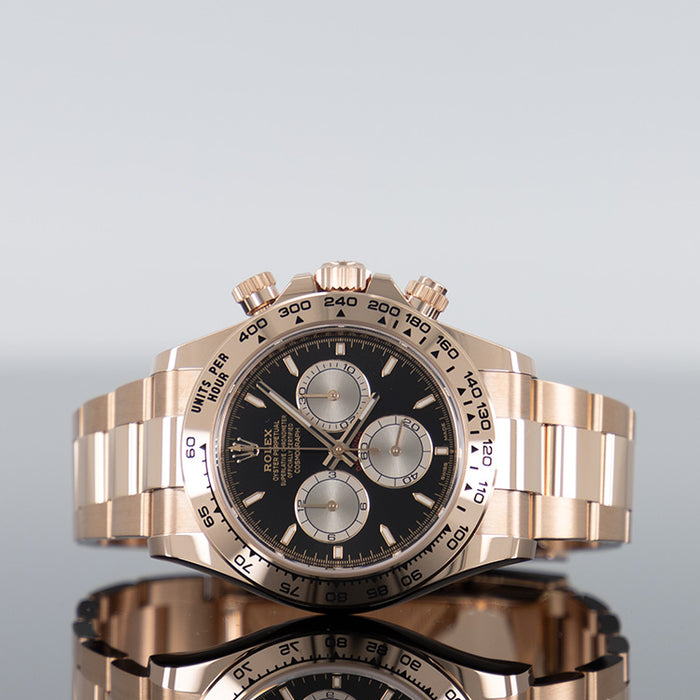 Rolex Daytona Rose Gold 40mm Black Dial 126505