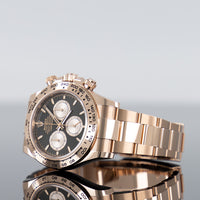 Rolex Daytona Rose Gold 40mm Black Dial 126505 2