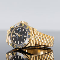 Rolex GMT-Master II Yellow Gold Jubilee Bracelet 40mm Black Dial 126718GRNR 2