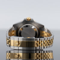 Rolex GMT-Master II Steel and Yellow Gold Jubilee Bracelet Black Dial 126718GRNR 4