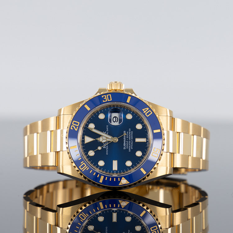 Rolex Submariner Date 41mm Yellow Gold Blue Dial 126618LB