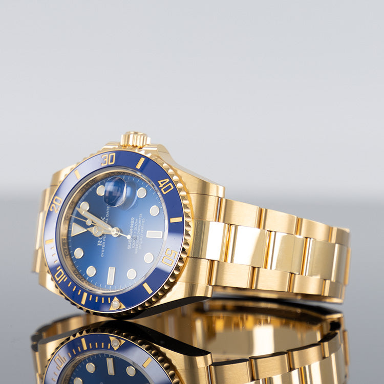 Rolex Submariner Date 41mm Yellow Gold Blue Dial 126618LB