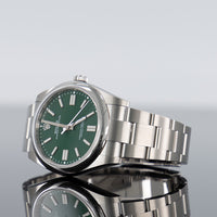 Rolex Oyster Perpetual 41mm Steel Green Dial 124300 2