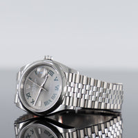 Rolex Datejust 36mm Steel Jubilee Smooth Wimbledon Dial 126200 2