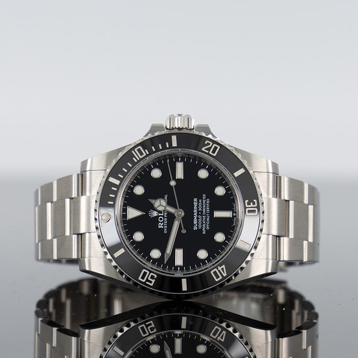 Rolex Submariner No Date 41mm Oystersteel Black Dial 124060
