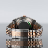 Rolex Datejust 41mm Steel and Rose Gold Fluted Chocolate Index Dial 126331 4