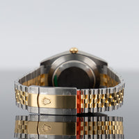 Rolex Datejust 41mm Steel and Yellow Gold Fluted Black Diamond Dial 126333 4