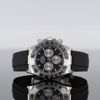 Rolex Daytona Oysterflex 40mm White Gold  Bright Black Dial 126519LN 1