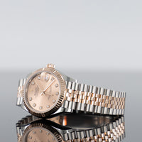 Rolex Datejust 31mm Steel and Gold Rose Diamond Dial 278271 2