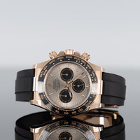 Rolex Daytona Oysterflex 40mm Rose Gold Sundust and Bright Black Dial 126515LN 1