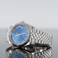 Rolex Datejust 41mm Steel Jubilee Blue Roman Dial 126334 2